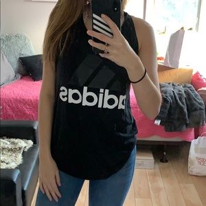 Black adidas tank top